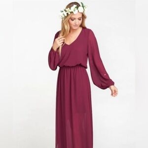 Show Me Your MuMu Jocelyn Chiffon Maxi Dress